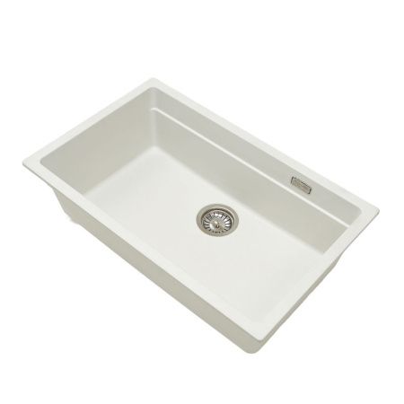 Кухонная мойка Grandex Aqua 500301 75х45 цвет белый поверхность матовая