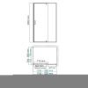 Душевой уголок Wasserkraft Spree 14P 14P06 120х80 стекло прозрачное профиль никель без поддона