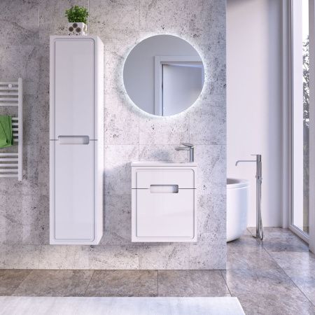 Тумба под раковину Taliente Olejo TA-MBO-50PR-blanco 50х20 подвесная цвет белый