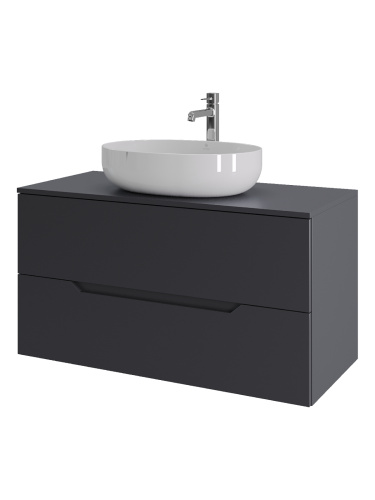 Тумба с раковиной Orange Line Li-100TugMDF+B05-520W 101х46х68 - фото 2