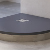 Душевой поддон из искусственного камня RGW Stone Tray (Стоун Трей) 16153100-02 100х100 серый без ножек