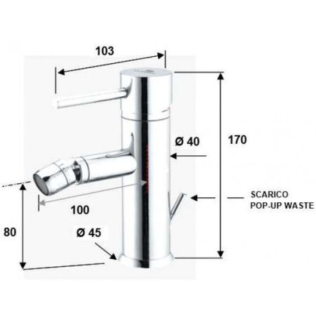 Смеситель Daniel Suvi decora yc S20605YC 86 на раковину никель