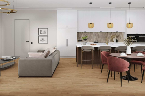 SPC ламинат Damy Floor FAMILY 0036-2 Орех Европейский - фото 5