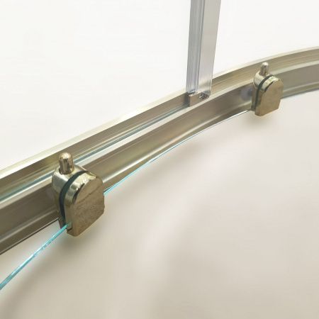 Душевой уголок Тритон Альфа Щ0000073921 90х90 стекло прозрачное профиль хром с поддоном