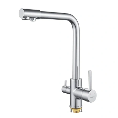 Смеситель для кухни Shevanik S328 на мойку хром