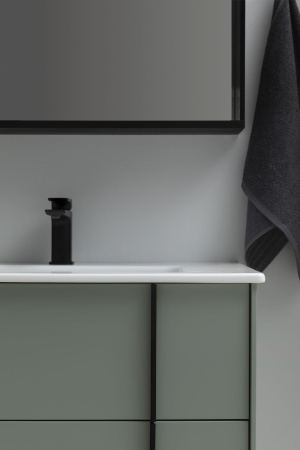 Тумба под раковину Allen Brau Reality 1.32007.CGM 100х46х50 подвесная цвет зеленый/серый