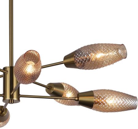 Люстра на штанге Escada Desire (Десире) 10165/8PL Copper