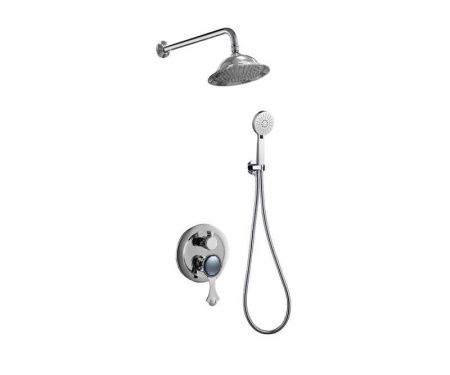 Душевая система Bronze de Luxe NT800/B03-2 встраиваемая в стену цвет хром