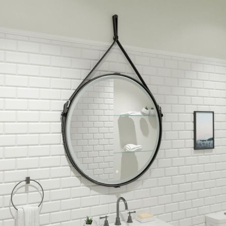 Зеркало Continent Millenium Black ЗЛП1798 80х80 подвесное