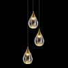 Светильник подвесной Delight Collection Stilla (Стилла) MD24001004-3A gold/clear