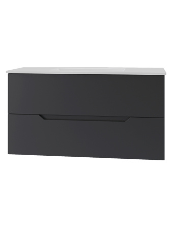 Тумба с раковиной Orange Line Li-100Tub+Ra 101,5х46,5х54,1