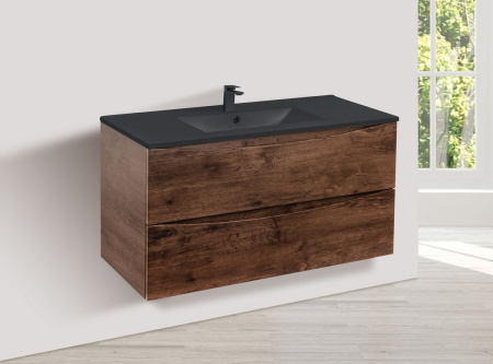 Тумба под раковину Vincea Mia VMC-2MC100RW 101х50х46 подвесная цвет коричневый