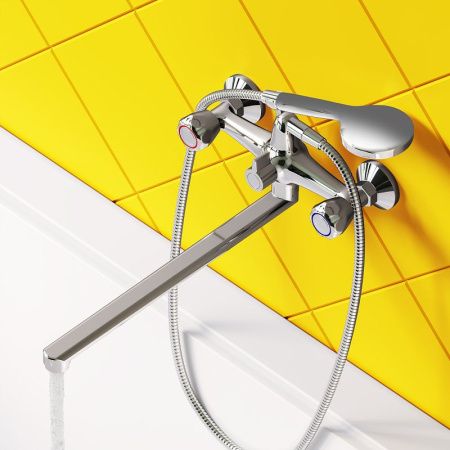 Смеситель для ванны и душа Dorff Modern D7095000 настенный хром