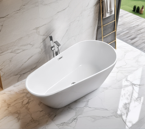 Ванна акриловая Cerutti SPA CT10503 170х80 отдельностоящая овальная - фото 2