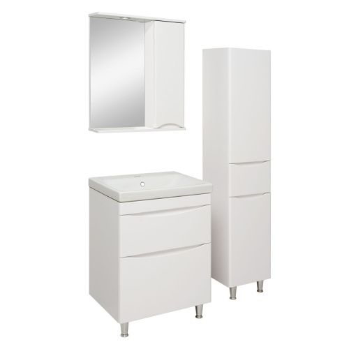 Зеркало-шкаф RUNO АФИНА 00-00001171 60х75 подвесной цвет белый - фото 4