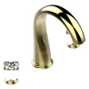 Смеситель THG Ptale de cristal clair U6A-F01-25SG на борт ванны золото