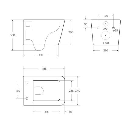 Унитаз подвесной BelBagno DUE BB5171CH-TOR/SC белый с сиденьем микролифт безободковый смыв торнадо