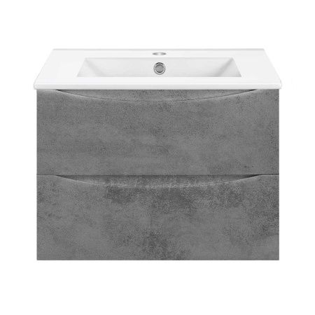 Тумба под раковину Vincea Mia Slim VMC-2MC700S1BT 70х40 подвесная цвет серый