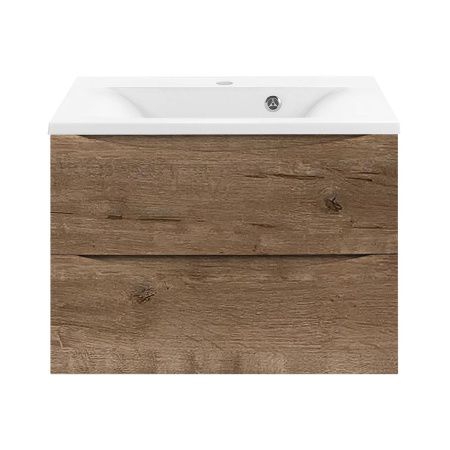 Тумба под раковину Vincea Mia VMC-2MA650VO 60х50 подвесная цвет коричневый