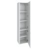 Шкаф-пенал RUNO СТОКГОЛЬМ 00-00001125 35х30х150 подвесной цвет белый
