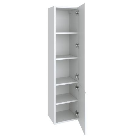 Шкаф-пенал RUNO СТОКГОЛЬМ 00-00001125 35х30х150 подвесной цвет белый