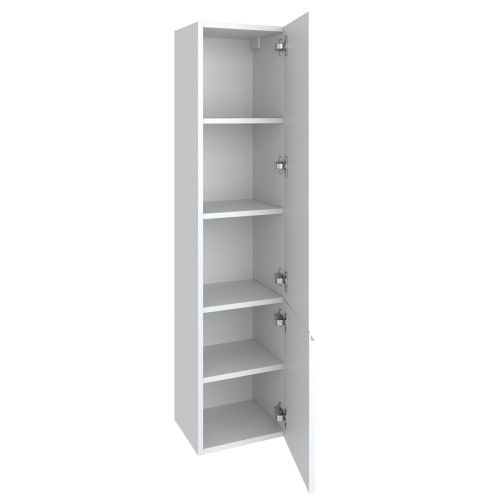 Шкаф-пенал RUNO СТОКГОЛЬМ 00-00001125 35х30х150 подвесной цвет белый - фото 2