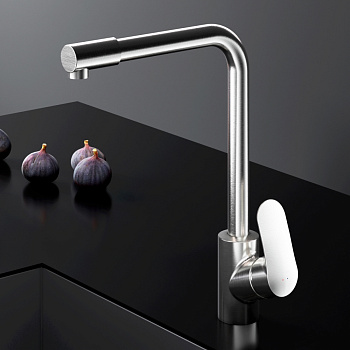 Смеситель для кухни Am.Pm Like F8005711 на раковину/на столешницу сатин без термостата