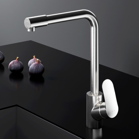 Смеситель для кухни Am.Pm Like F8005711 на раковину/на столешницу сатин без термостата