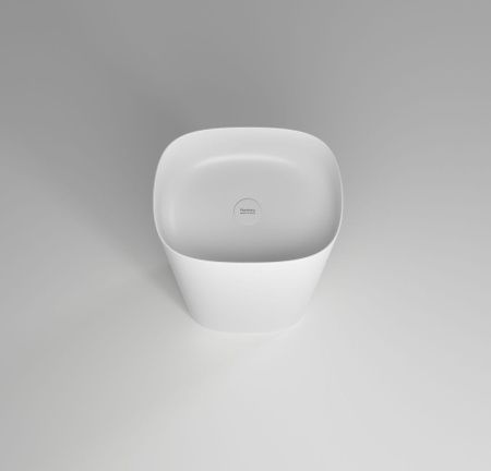 Раковина из искусственного камня Plumberia Selection Ronnie RONNIE SOFT BO 50х40 напольная цвет белый