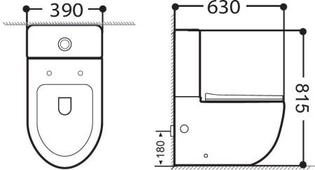 Бачок для унитаза Aquanet Cetus Cetus 2.0 C2