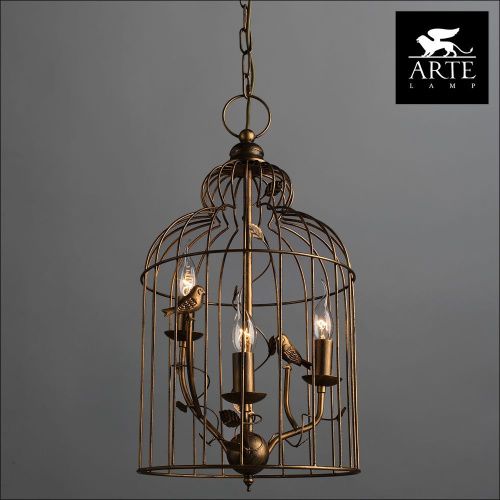 Люстра подвесная Arte Lamp Gabbia (Габбиа) A1865SP-3BG - фото 3