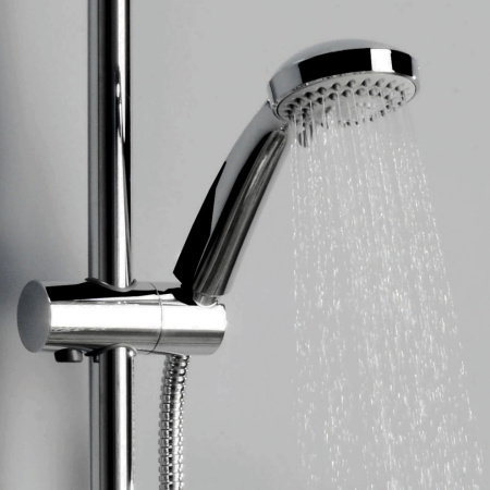 Душевая стойка WasserKRAFT A13302 настенная цвет хром с термостатом