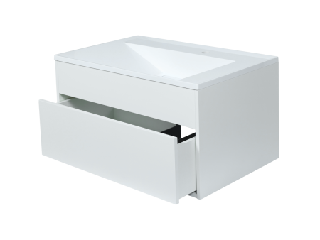 Тумба с раковиной Uperwood Lotus Premium 39340207460 80х50 цвет белый