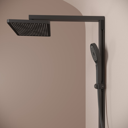 Душевая стойка Sancos Vos SC6100MB настенная цвет черный