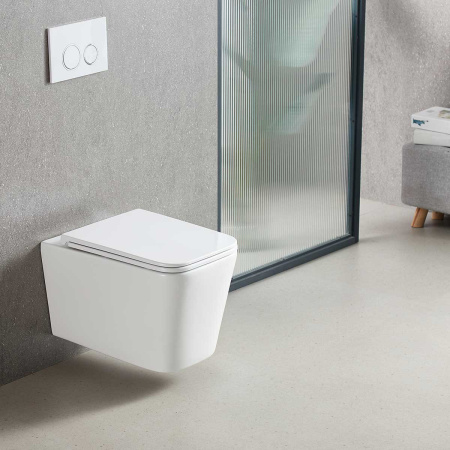 Унитаз подвесной Vincea Q-Line VT1-12T белый с сиденьем микролифт безободковый смыв торнадо