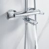 Душевая стойка Rose R3936 настенная цвет хром