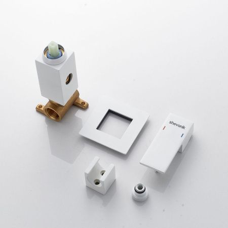 Гигиенический душ со смесителем Shevanik S127C белый