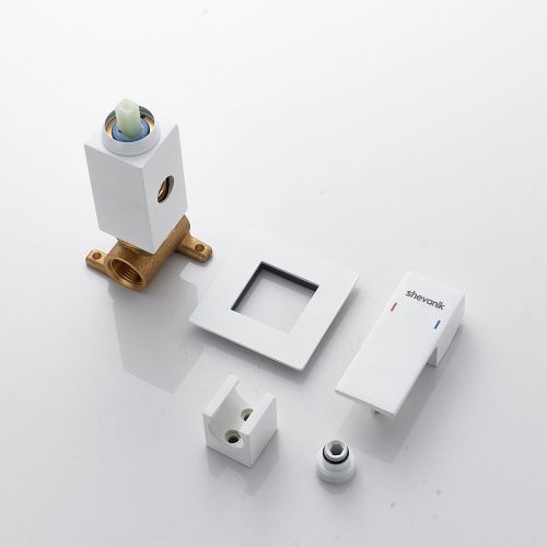 Гигиенический душ со смесителем Shevanik S127C белый - фото 5