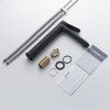 Смеситель для раковины Shevanik S43H S4311H на столешницу черный