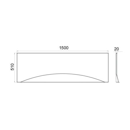 Экран фронтальный для ванны Niagara Atrio NG-A150