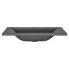 Раковина из искусственного камня Vincea VCB-3M800G 80х50 встраиваемая цвет серый 1 отверстие под смеситель