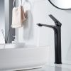 Смеситель для раковины Shevanik S4211H на столешницу черный