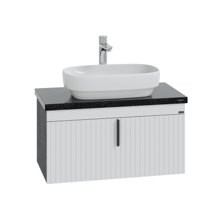 Раковина из санфаянса СанТа Купер56 56х38 накладная цвет белый