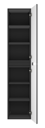 Шкаф-пенал Misty Роял П-Роя-02035-011П 35х34х165 подвесной цвет черный