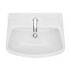 Раковина из сантехнического фарфора Santek Лонги 1WH501755 60х40 подвесная цвет белый 1 отверстие под смеситель