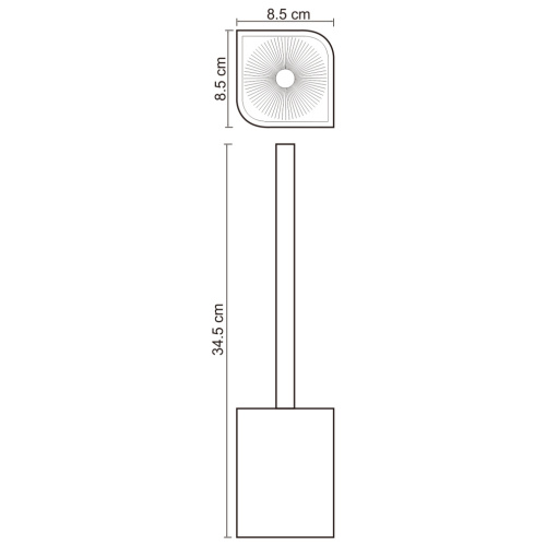Ершик для унитаза WasserKRAFT 2727 - фото 4