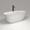 Ванна из искусственного камня Plumberia Selection Seta SETA 170BO 170х75 отдельностоящая овальная с ножками