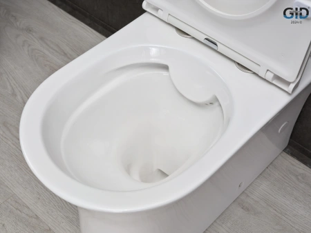 Унитаз напольный с бачком Gid Concavo Tn2126 (62246Y) белый с сиденьем микролифт безободковый