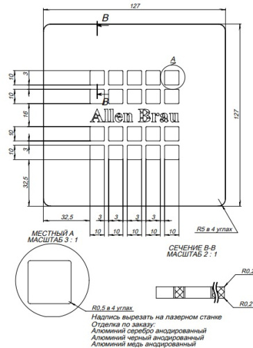 Накладка для сифона Allen Brau Priority 8.310N1-BBA - фото 3