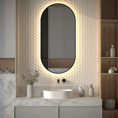 Зеркало с подсветкой Defesto AURA DF 2936S 60х120 подвесное